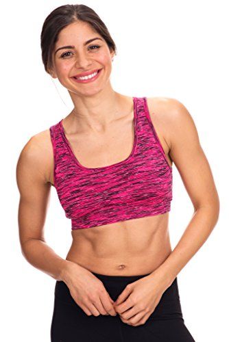 90 Degree By Reflex - Medium Impact Yoga Sports Bra with Removable Cups | Amazon (US)