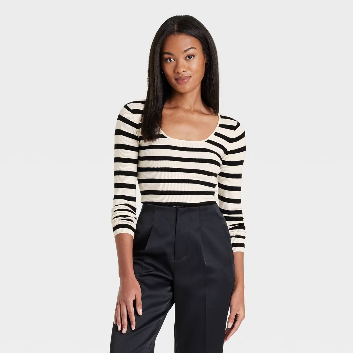 Women's Square Neck Pullover Sweater - A New Day™ | Target