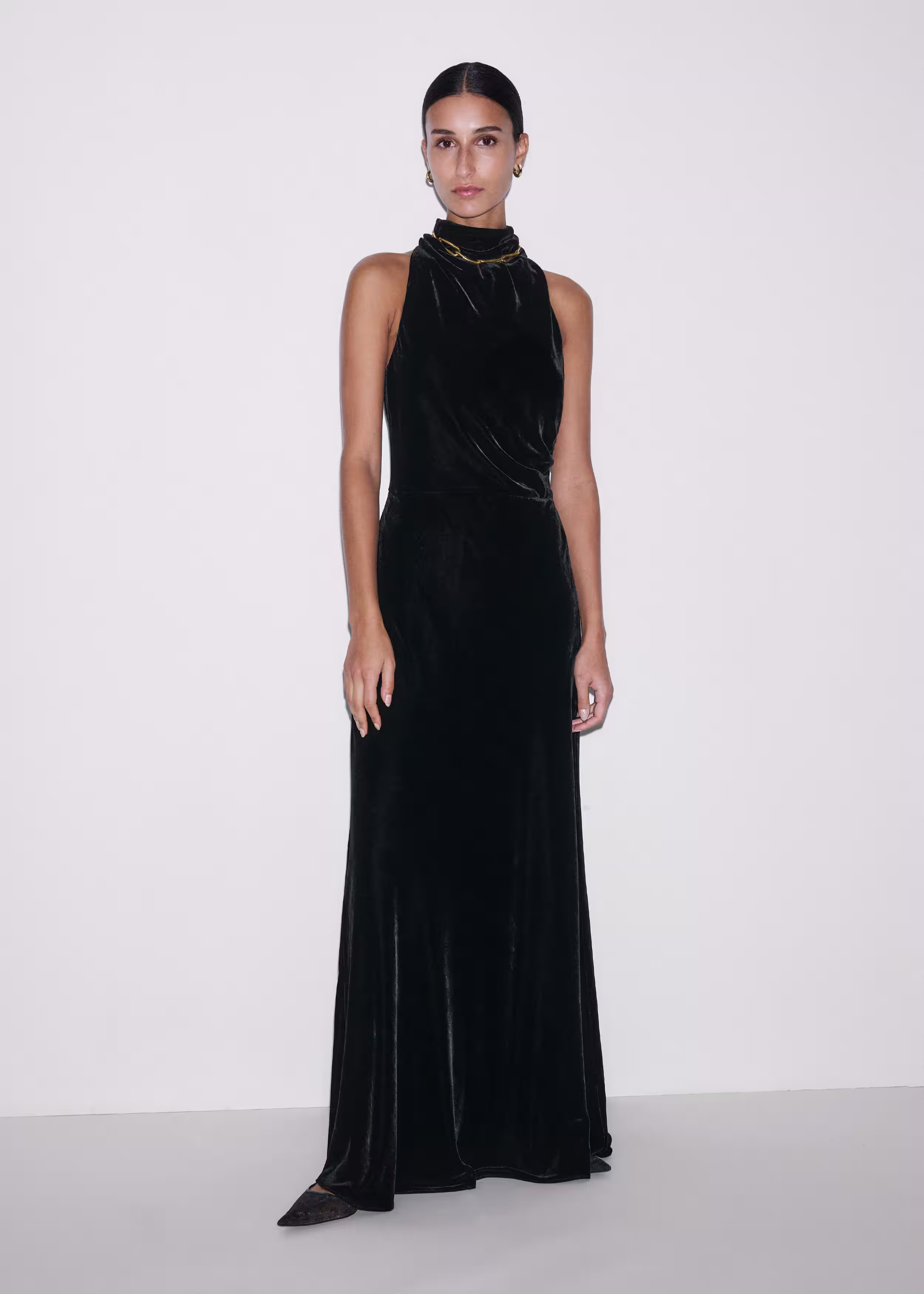 Full-Length Dress Fluid Velvet | ME+EM US