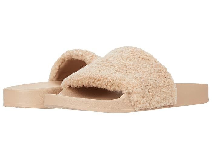 Steve Madden Shear Slide Sandal (Natural) Women's Shoes | Zappos