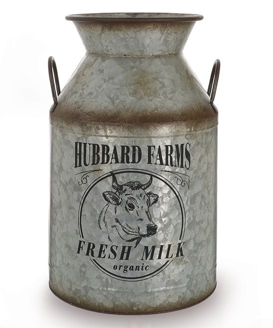 burton + BURTON GALVANIZED - Gray 'Hubbard Farms' Large Milk Jug | Zulily