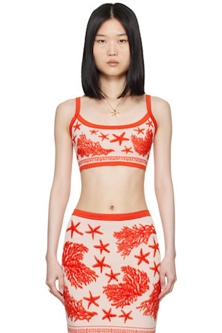 Pink Barocco Sea Tank Top | SSENSE