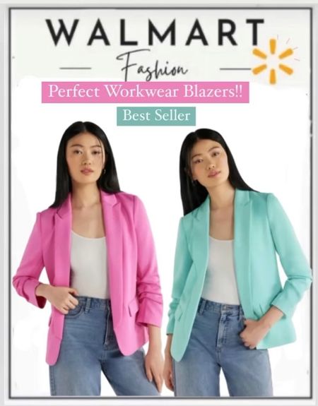 Okayyyyy!!  This blazer comes in tons of colors. And in the cutest Spring colors too.  Don’t miss out on it!!! 





#walmart #workwear #pinkblazer #tealblazer #walmartfashion @walmartfashion @shop.ltk #liketkut #springblazer #LTKstyletip #LTKworkwear

#LTKfindsunder50 #LTKmidsize #LTKSeasonal