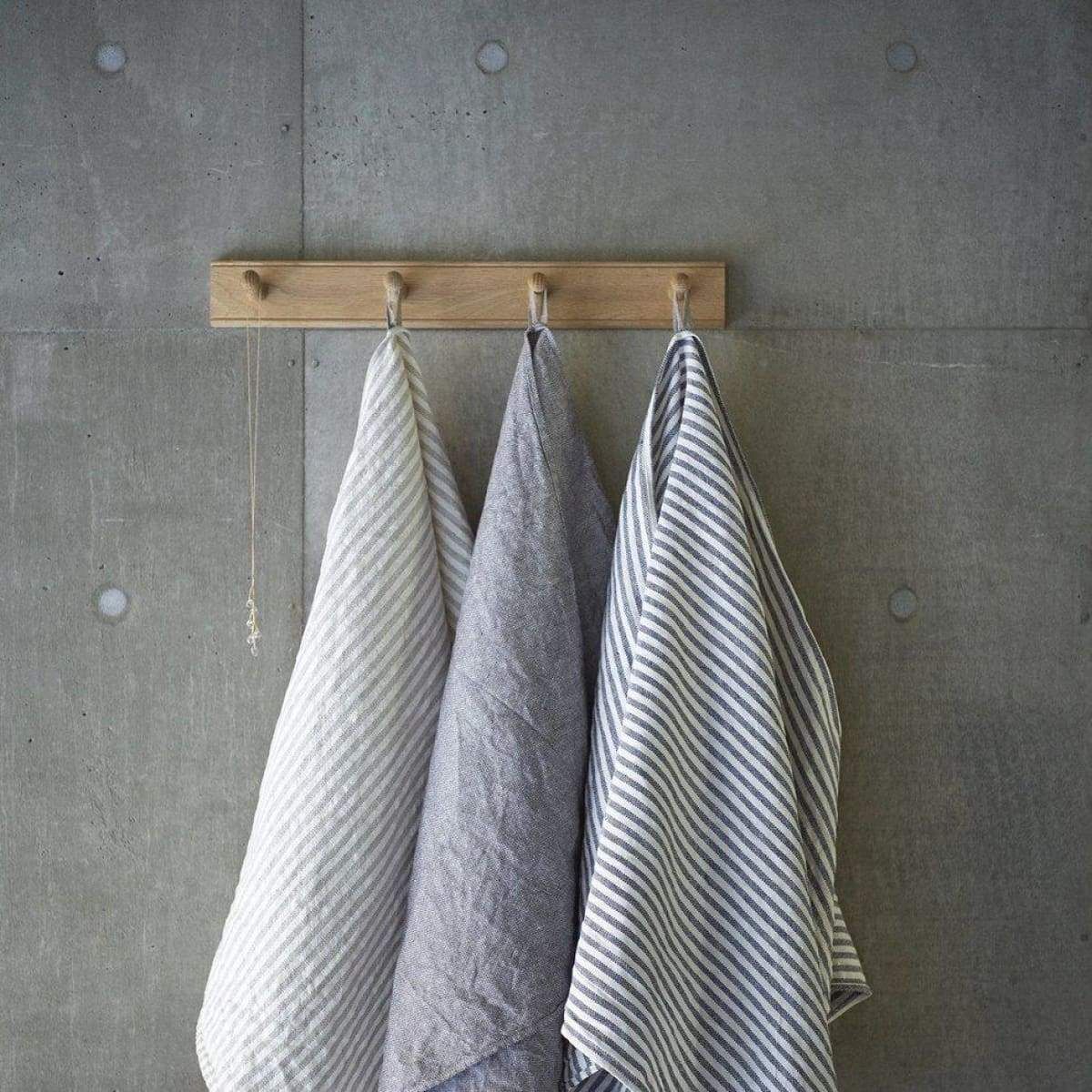 Chambray Stripe  Towel | Elsie Green US