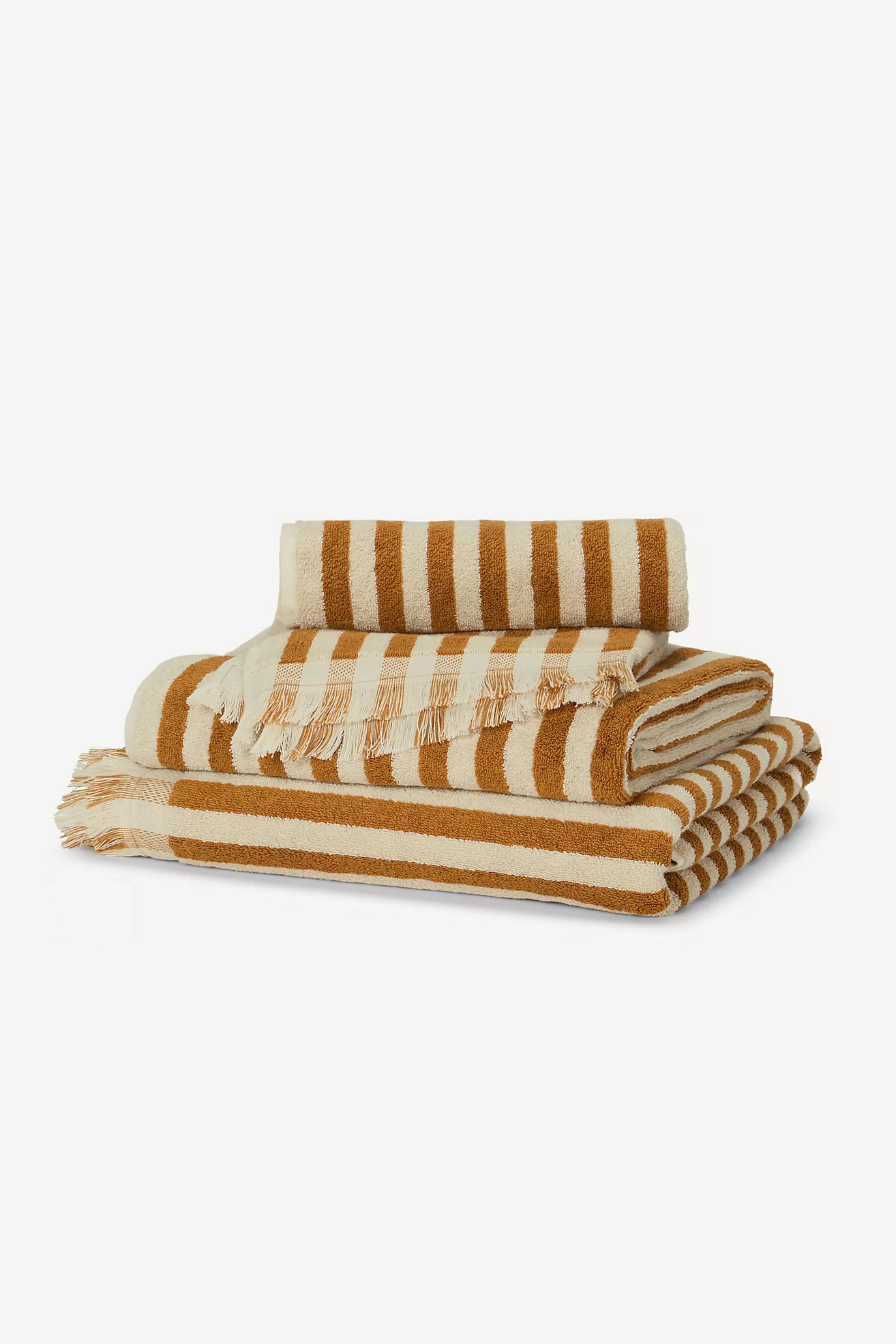 Piglet in Bed Pembroke Stripe Cotton Towel Collection | Anthropologie (US)
