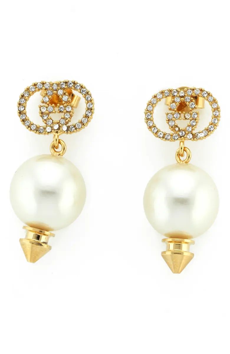Gucci Imitation Pearl Drop Earrings | Nordstrom | Nordstrom