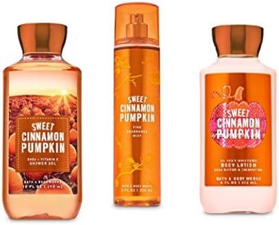 Sweet Cinnamon Pumpkin - Daily Trio Gift Set Full Size - Shower Gel, Fine Fragrance Mist and Supe... | Amazon (US)