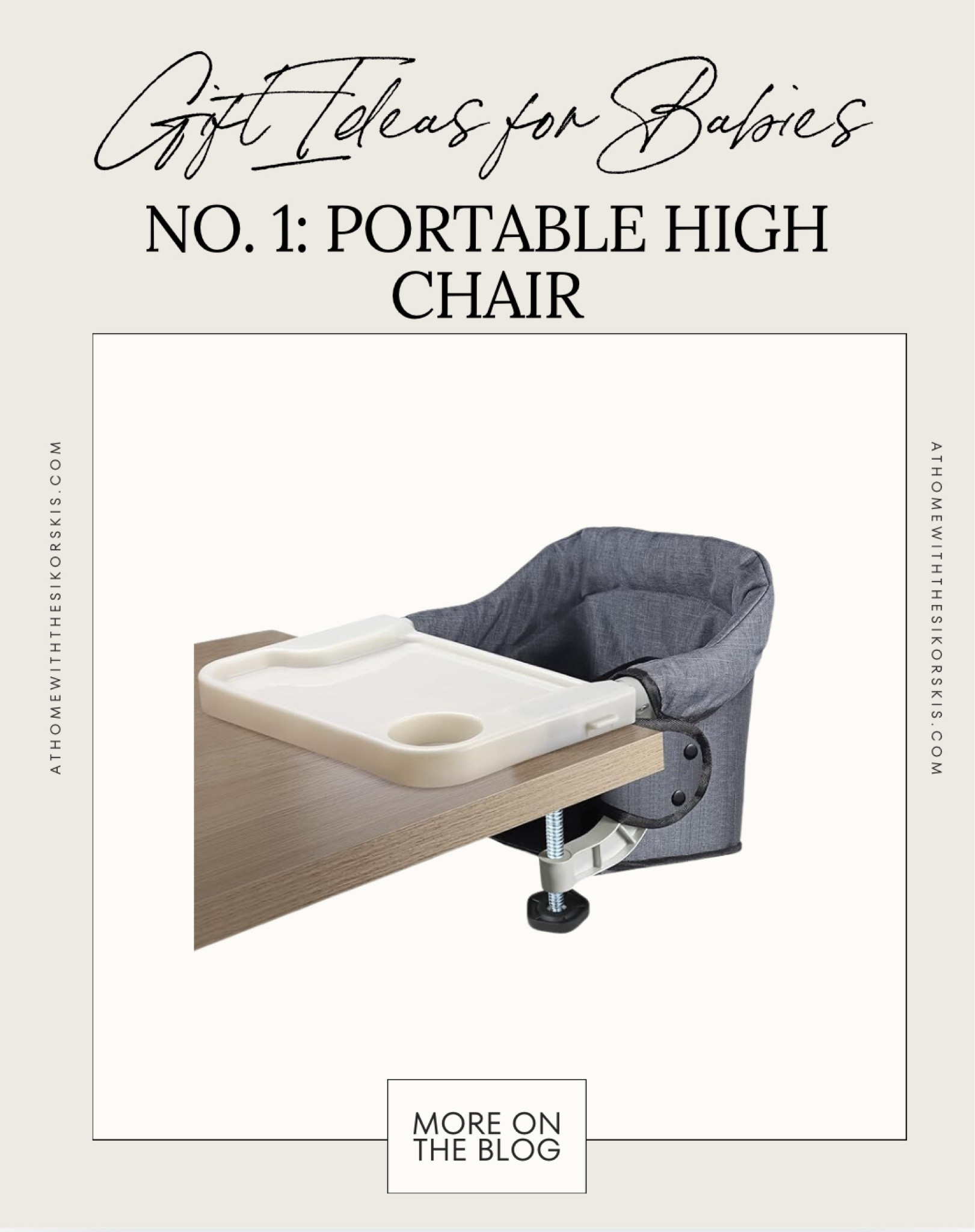 Gift ideas for babies—portable high chair! Used this one for three babies and perfect for eating out, visiting someone’s house, or traveling. 

#LTKGiftGuide #LTKBaby