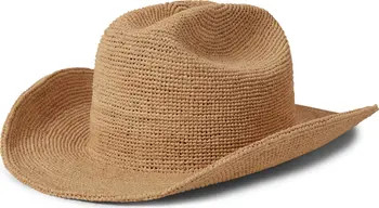 Brixton Odessa Packable Straw Cowboy Hat | Nordstrom | Nordstrom