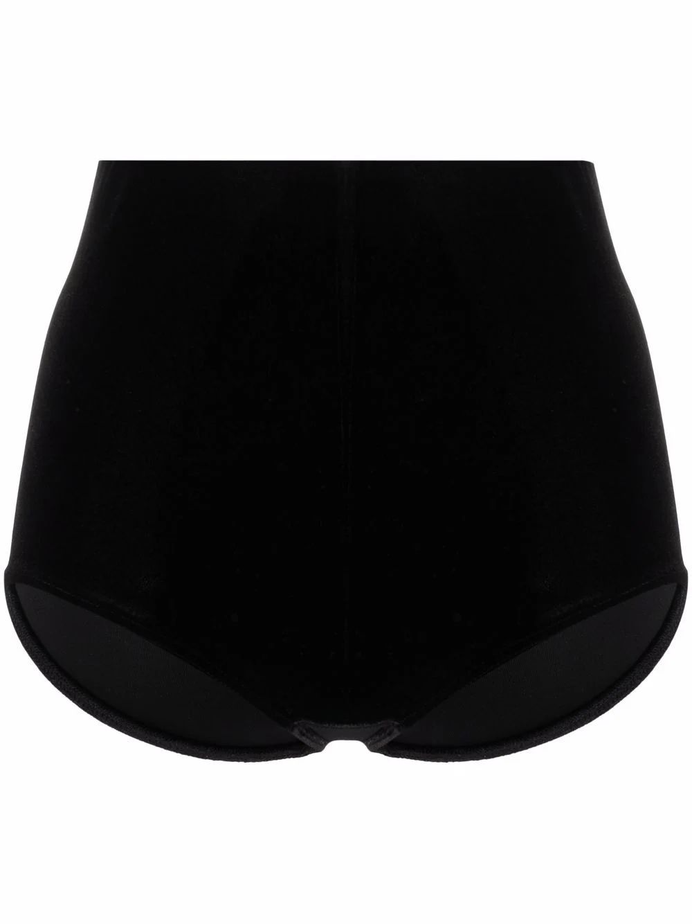 Alchemy x Lia Aram high-waisted Velvet Briefs - Farfetch | Farfetch Global