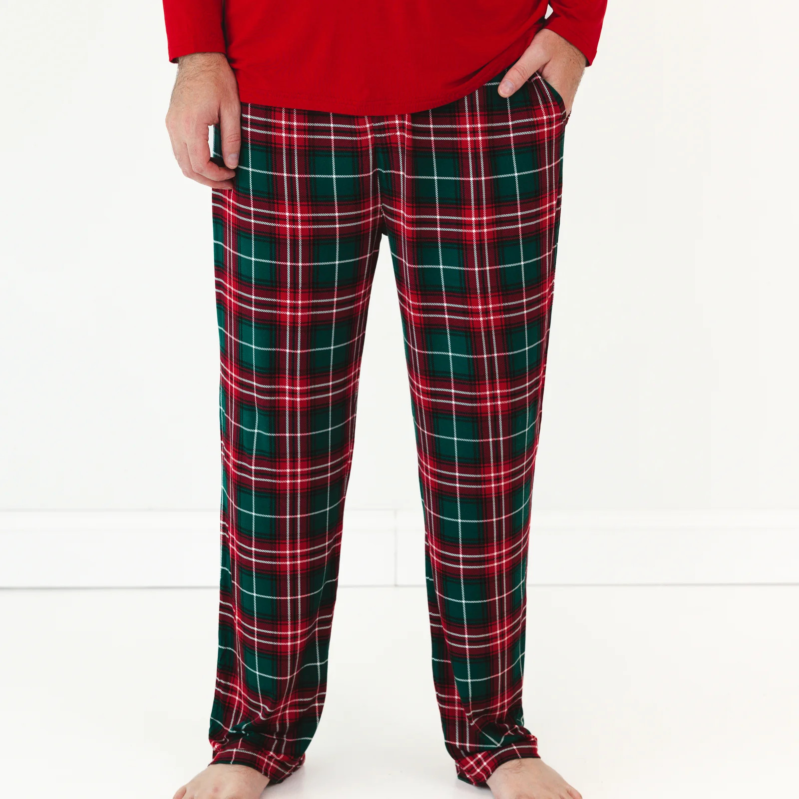 Fireside Plaid Men's Pajama Pants | Little Sleepies