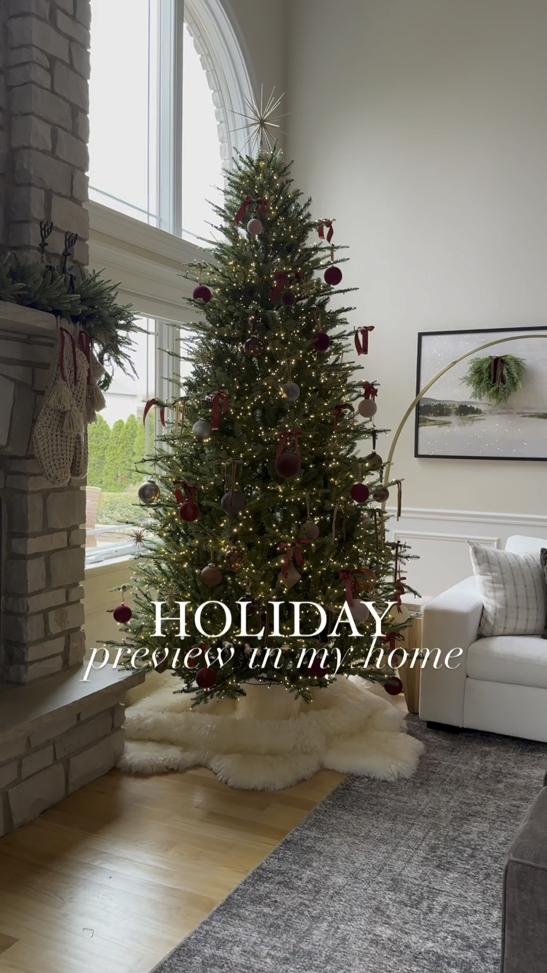 Holiday preview in my home 🌲 

#LTKHoliday #LTKHome #LTKVideo