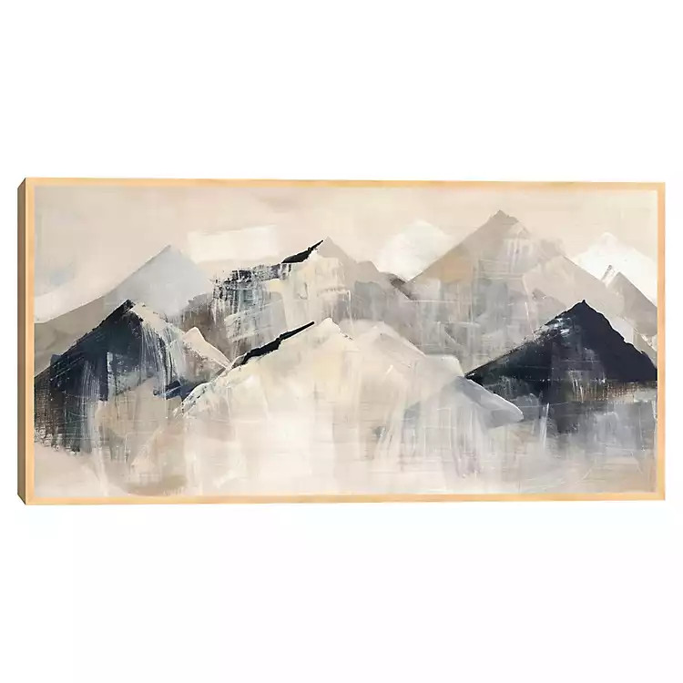Mountain Tops Framed Canvas Art Print | Kirklands