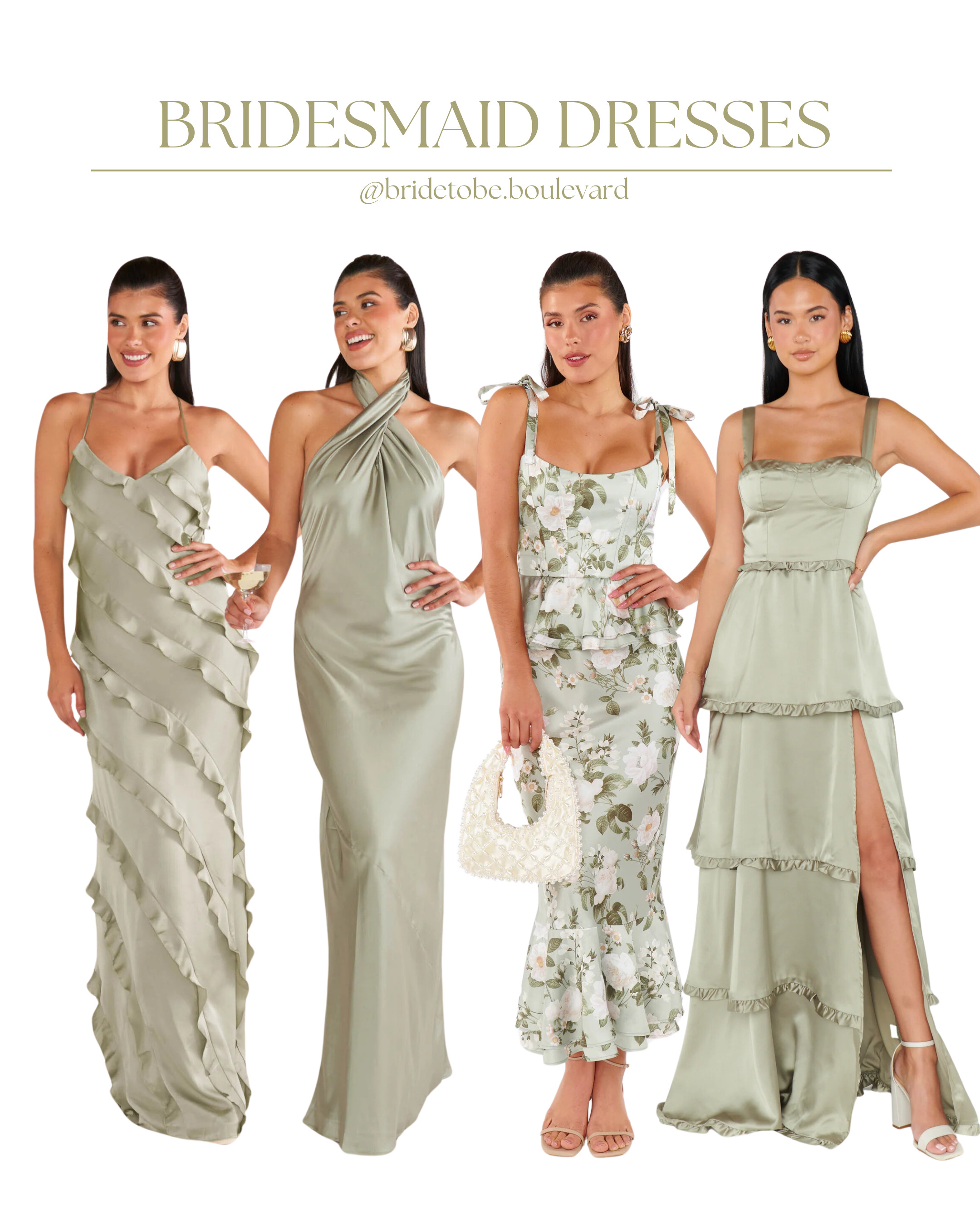 🌿 Simply Sage 🌿 These sage green bridesmaid dresses are perfect for a timeless and elegant look at any wedding! Ideal for spring and summer celebrations, this versatile shade complements any venue, from lush gardens to chic modern settings. Shop these gorgeous picks now! #BridesmaidStyle #SageGreen #WeddingInspo #LTKBridal 

 #LTKParties #LTKStyleTip #LTKWedding