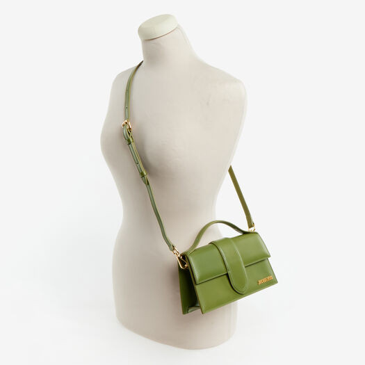 Khaki Leather Cross Body Bag | TK Maxx