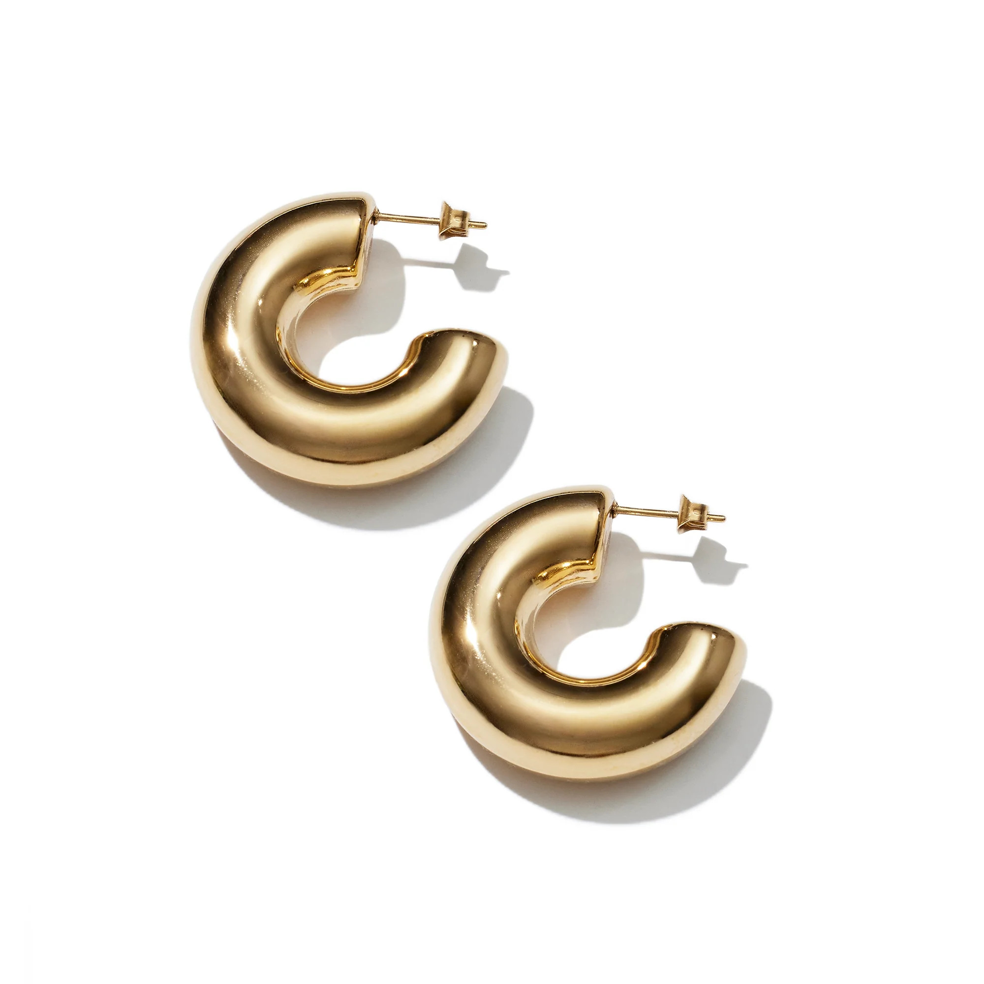 Super Chunky Hoops | Garnished in Gold