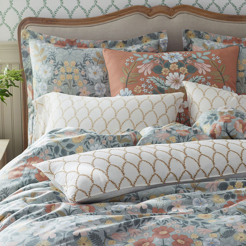 Laurel Decorative Pillow Cover - Gold | The Company Store