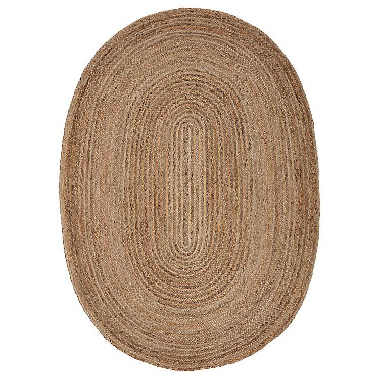 Natural Tonal Bordered Area Rug, 9 ft. | Kirkland's Home