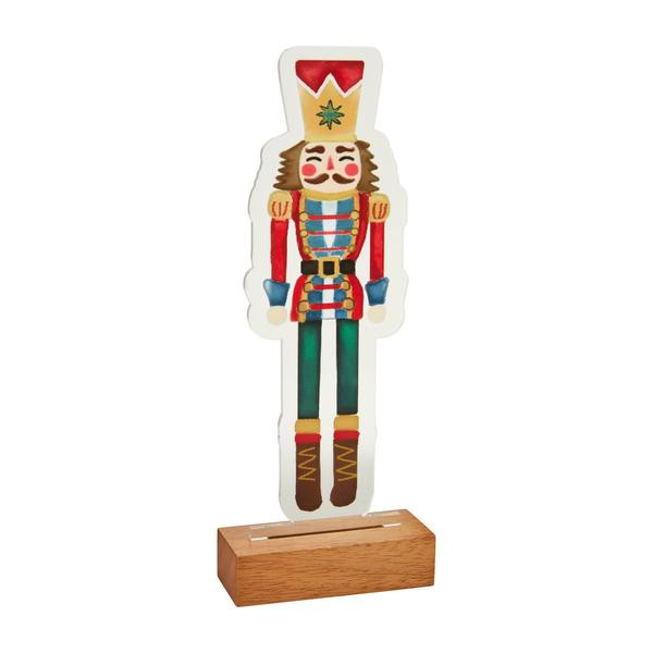 Small Light-Up Acrylic Nutcracker | Mud Pie