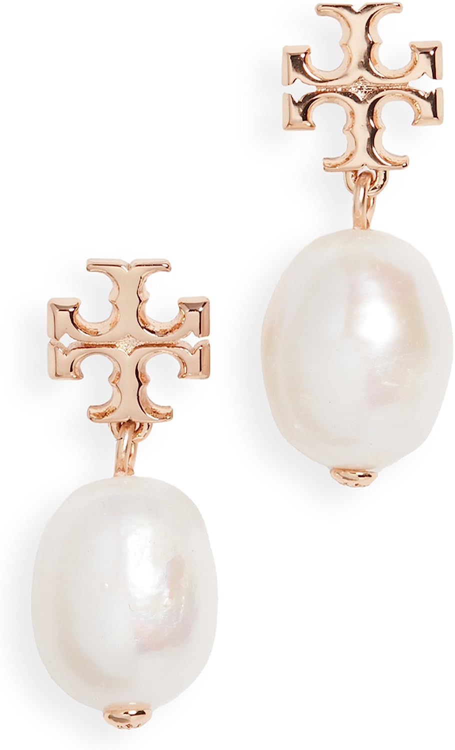 Tory Burch Women's Crystal Pearl Drop Earrings | Amazon (US)