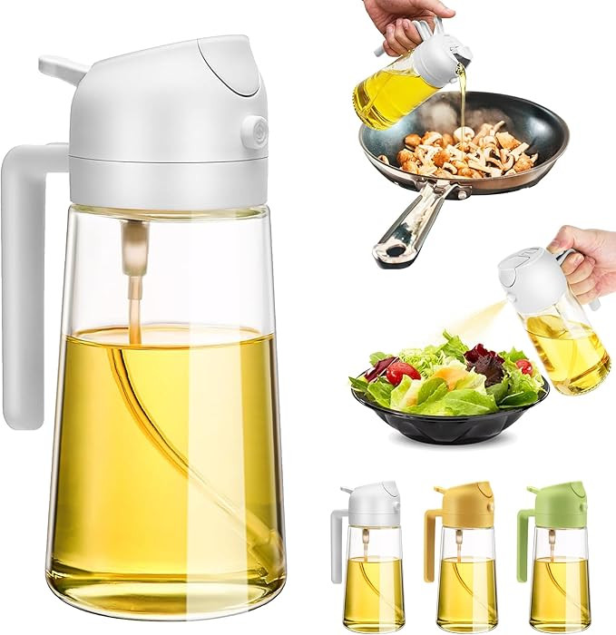 Oil Dispenser for Kitchen Spray, 2 In 1 Oil Dispenser and Oil Sprayer, Olive Oil Spray Dispenser ... | Amazon (US)