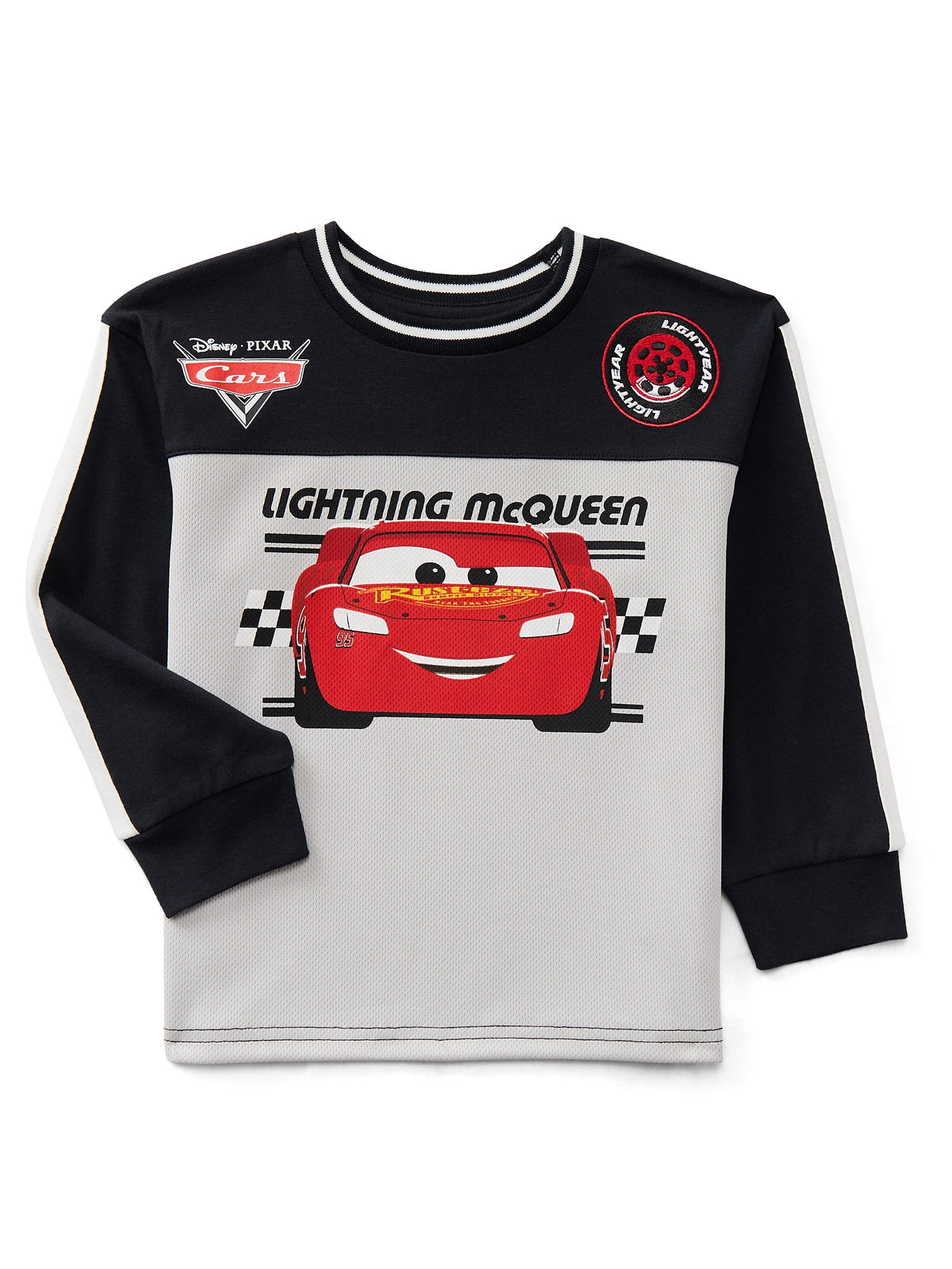 Disney Pixar Cars Toddler Boys Graphic Crewneck Pullover with Long Sleeves, Sizes 12M-5T | Walmart (US)