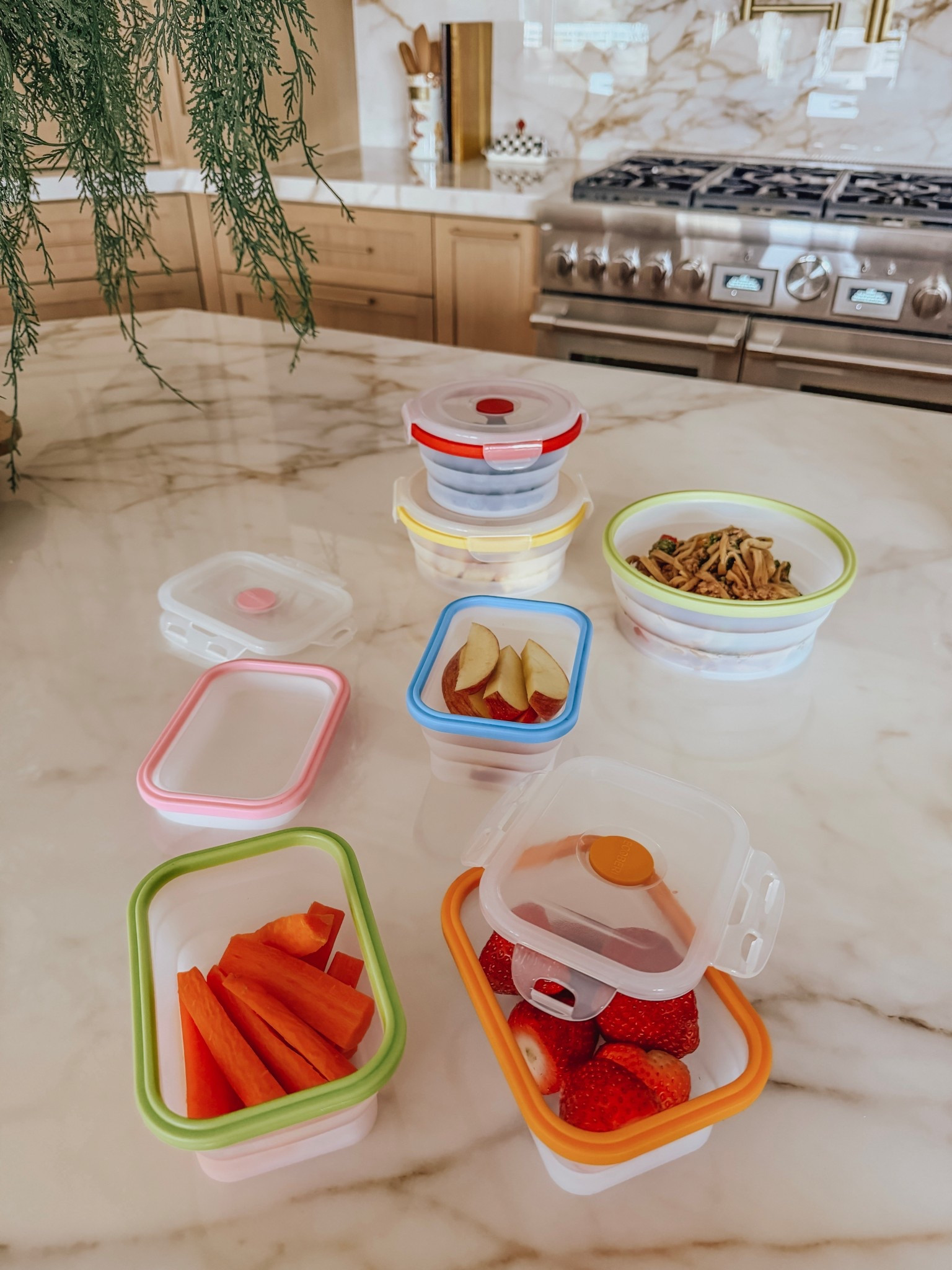 Healthy snacks are always a breeze with these airtight containers that also collapse and stack easily for storage!

#LTKfoodie #LTKHome