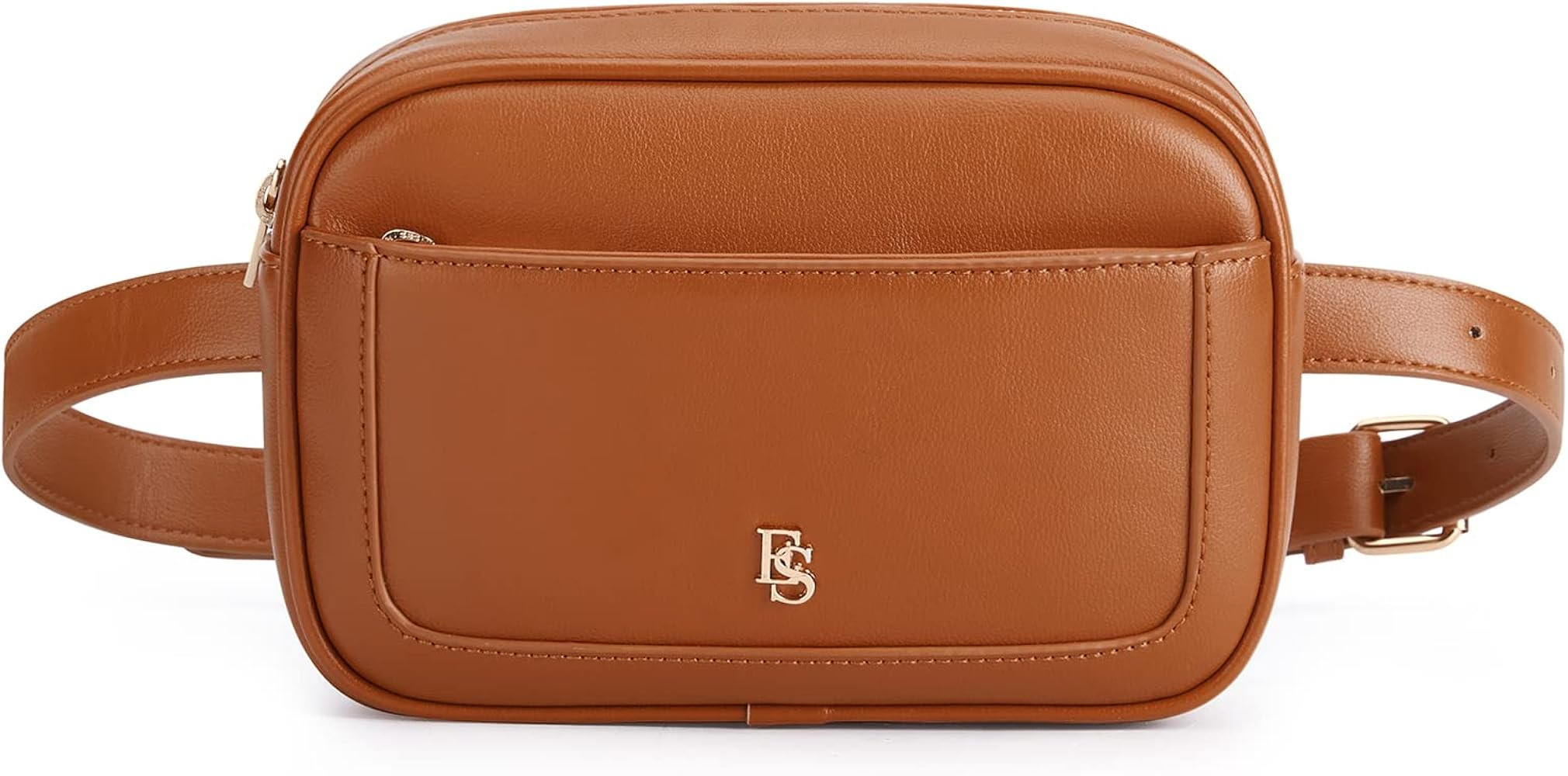 ECOSUSI Fanny Pack for Women PU Leather Belt Bag for Women Fashionable Waist Packs with Adjustabl... | Amazon (US)