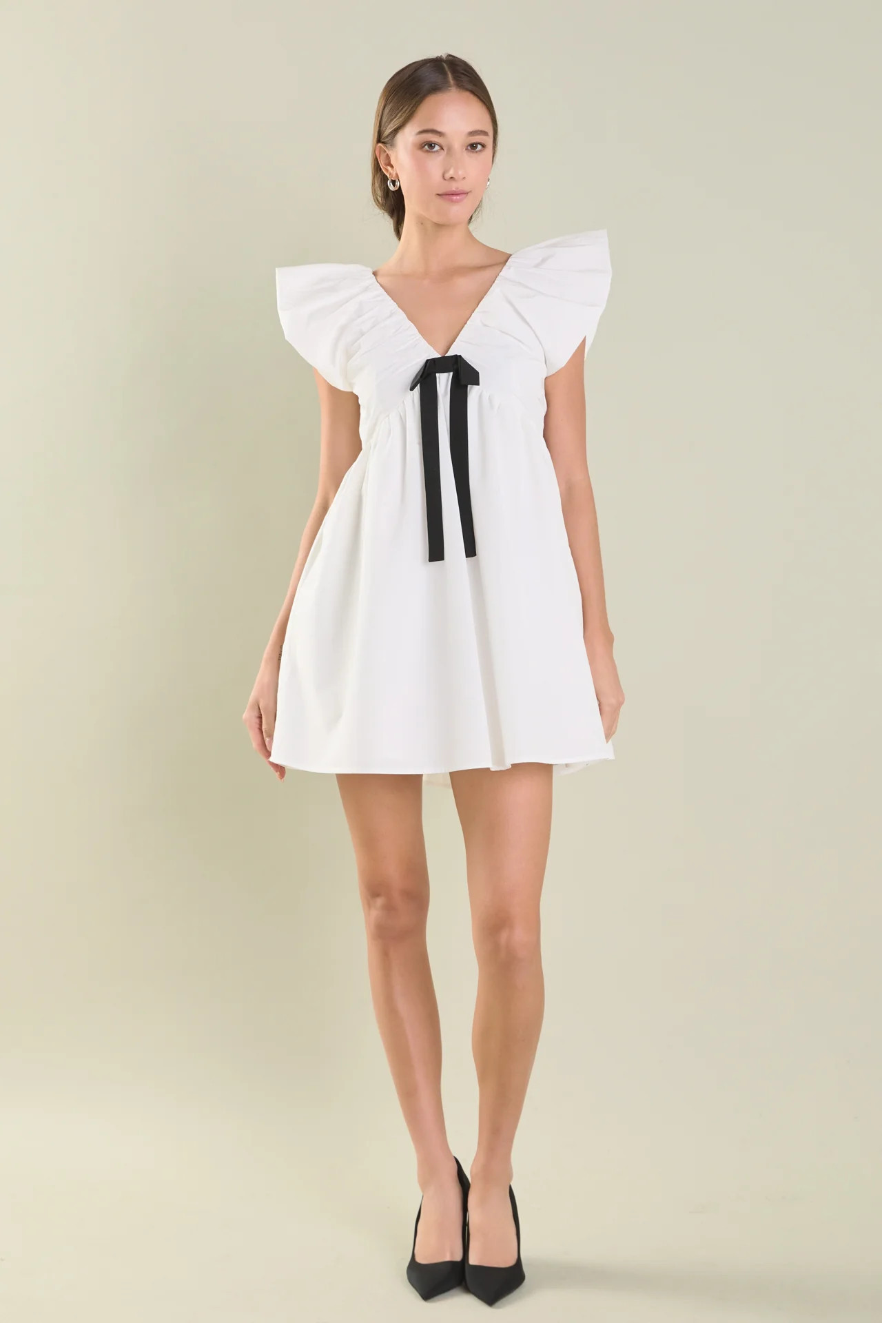 Combo Bow Mini Dress | Endless Rose