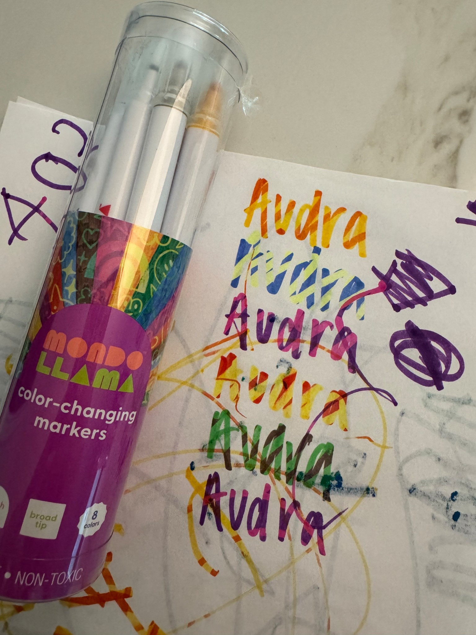 Cool color changing markers 🤍

#LTKFamily #LTKBaby #LTKKids