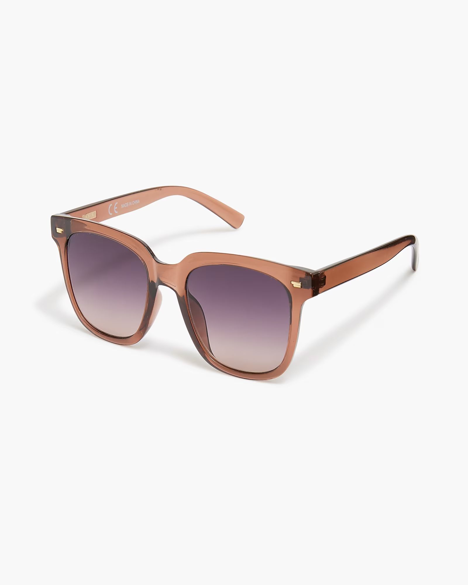 Slim D-frame sunglasses | J.Crew Factory
