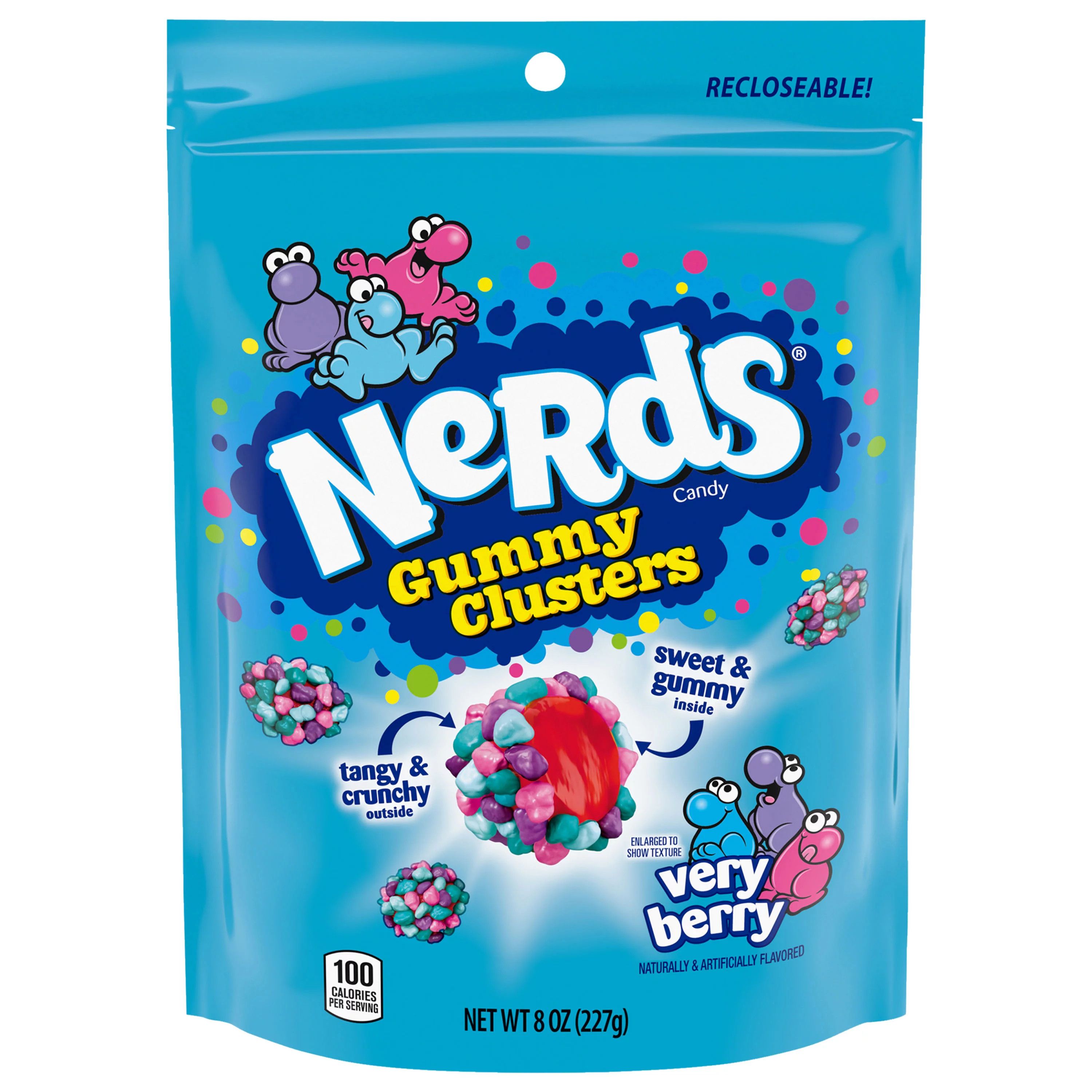 Nerds Gummy Clusters, Very Berry Candy, 8 oz Bag | Walmart (US)
