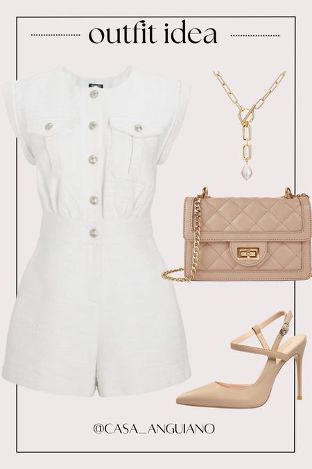 Chic Summer Outfit

Women’s Fashion | Tweed Romper | Utility Romper | Gold Jewelry | Crossbody Bag | Quilted Purse | Mini Shoulder Bag | Slingback Pumps | Ankle Strap Heels | Pointed Toe Heels 

#LTKcurves #LTKstyletip #LTKSeasonal