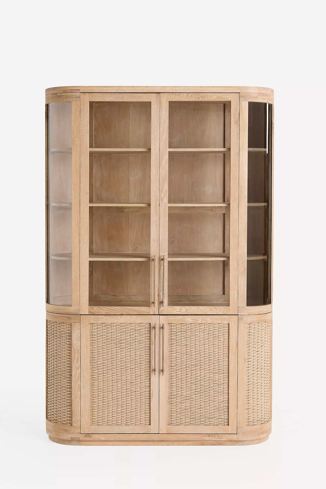 Sienna Woven Display Hutch | Anthropologie (US)