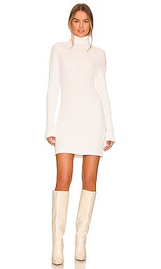 Stitches & Stripes Crista Ribbed Mini Dress in White from Revolve.com | Revolve Clothing (Global)