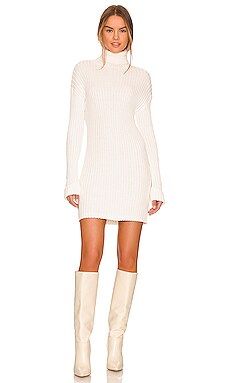 Stitches & Stripes Crista Ribbed Mini Dress in White from Revolve.com | Revolve Clothing (Global)