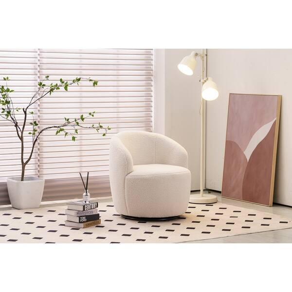 Swivel Accent Armchair Barrel chair, Fabric - Overstock - 36090004 | Bed Bath & Beyond