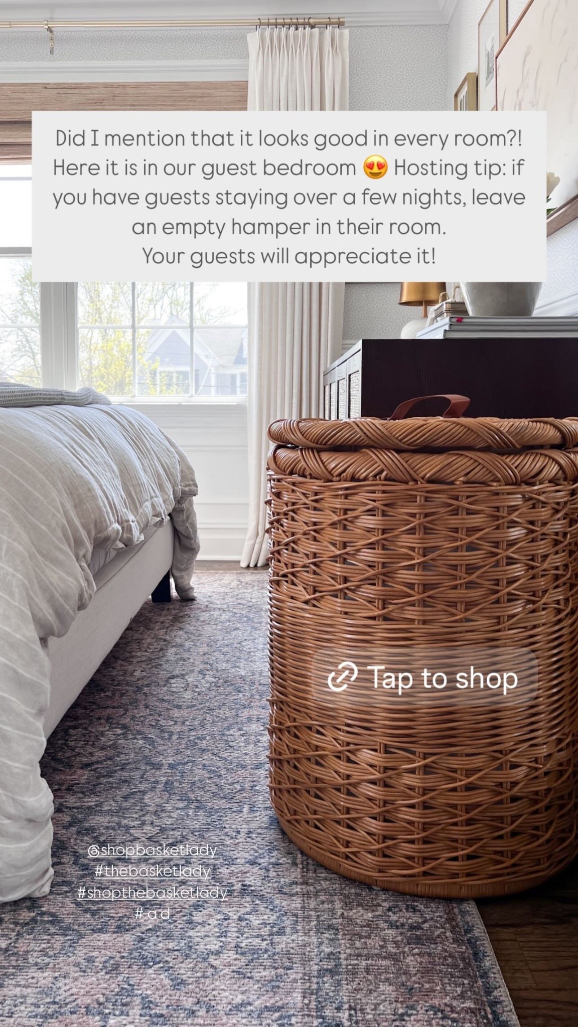 A gorgeous laundry room deserves a gorgeous hamper so I was thrilled to add the Round Wicker Hamper (in sandstone) to our home. It’s such a stunner and on sale this weekend for Earth Day! Use code EARTHDAY2025 for 15% off all orders!

#LTKStyleTip #LTKHome #LTKSaleAlert