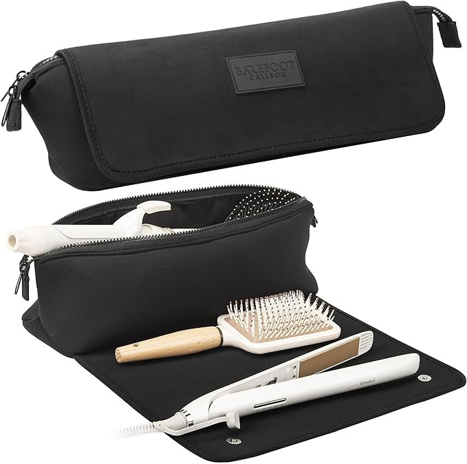 Hair Tools Travel Bag and Heat Resistant Mat (15.5") for Flat Irons, Straighteners, Curling Iron,... | Amazon (US)
