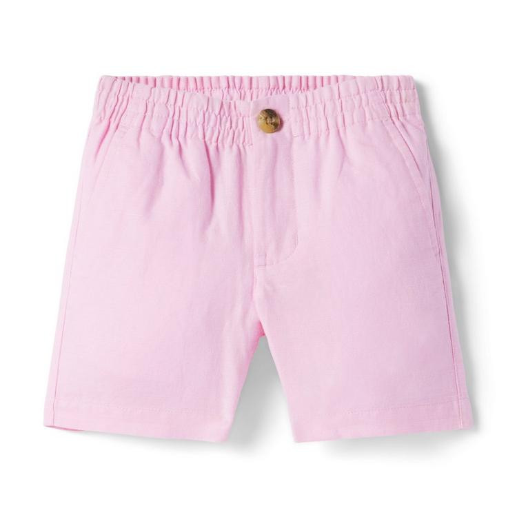 Linen-Cotton Pull-On Short | Janie and Jack