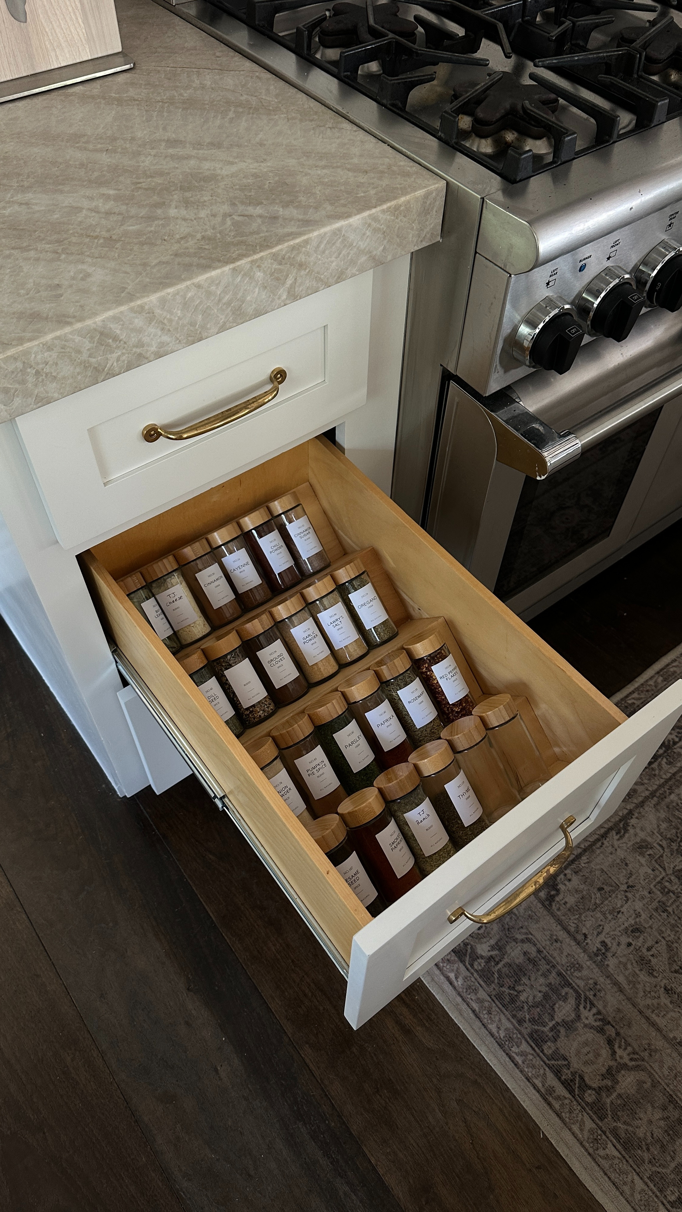A summer restock for our spice drawer! 

organize l spices l amazon l kitchen 

 