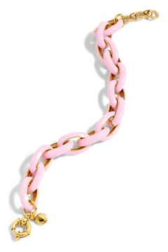 Enamel Oval Chain Link Bracelet | Nordstrom