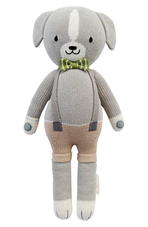 cuddle+kind cuddle + kind Noah the Dog Stuffed Animal in Grey at Nordstrom | Nordstrom