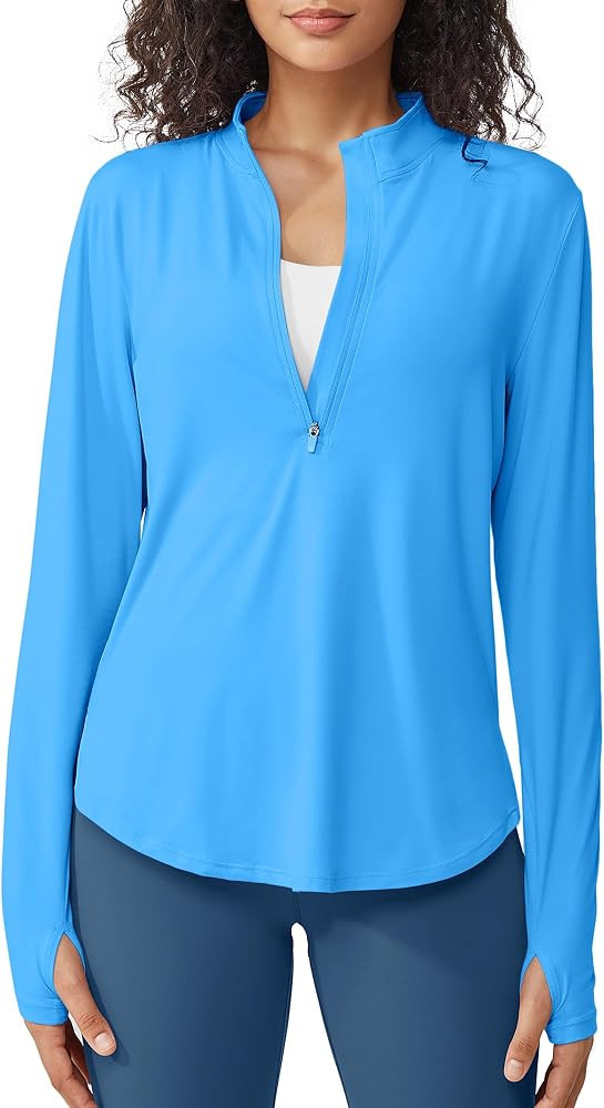 G4Free Womens UPF 50+ Sun Shirts Lightweight Quick Dry Long Sleeve Workout Tops Lightweight Runni... | Amazon (US)