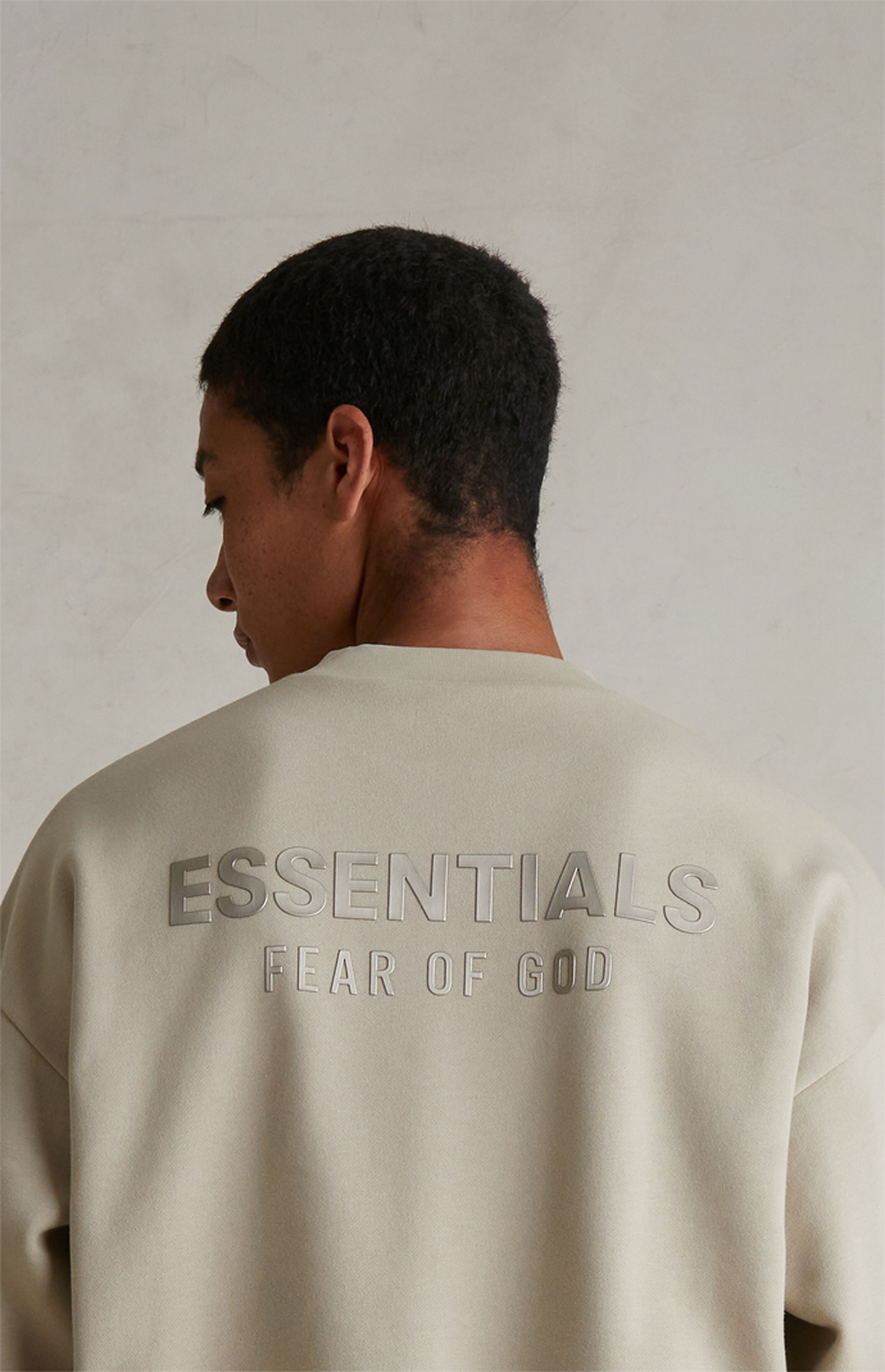 Fear of God ESSENTIALS Timber Classic Fleece Crew Neck Sweatshirt | PacSun