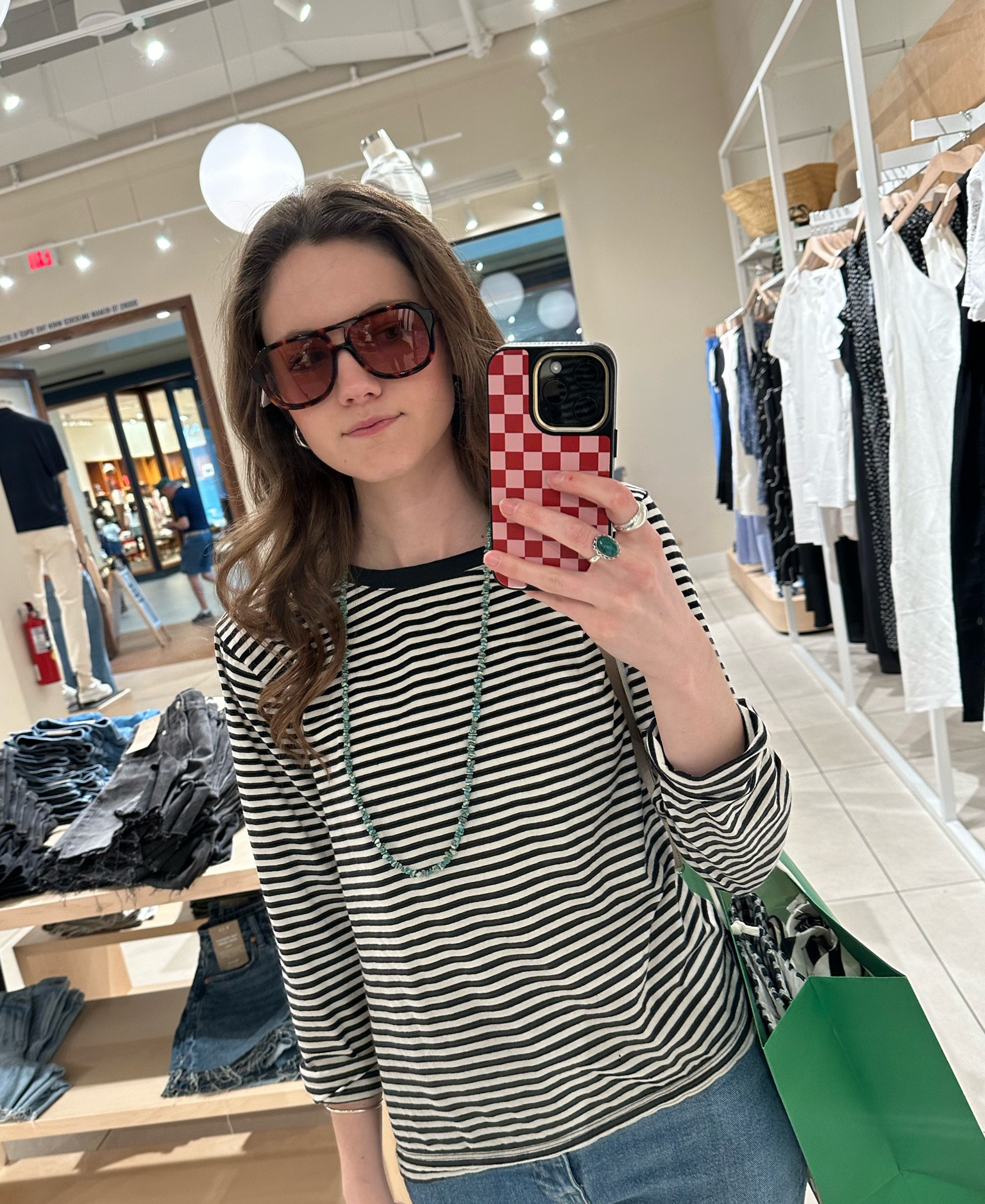Madewell aviator sunglasses 

#LTKFindsUnder100 #LTKSaleAlert