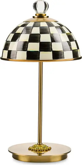 Courtly Check LED Rechargeable Dome Table Lamp | Nordstrom