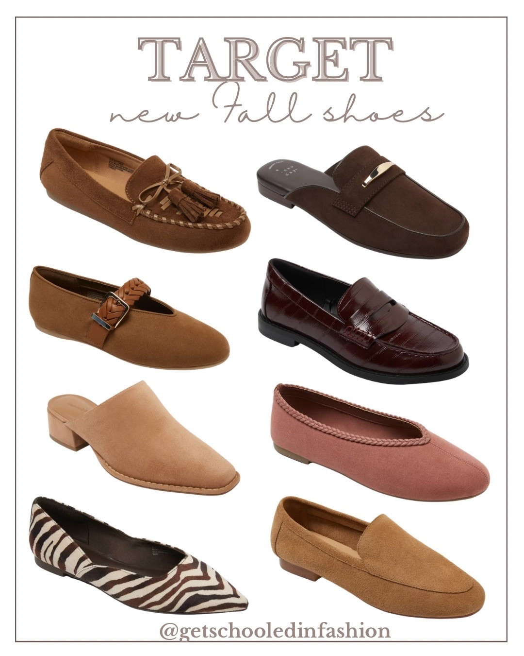 Target new shoe arrivals 
Fall shoes
Mules loafers flats fall flats 
Workwear shoes

#LTKOver40 #LTKWorkwear #LTKootd