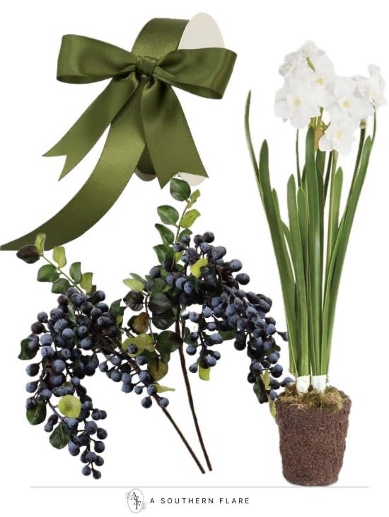 floral arrangement and matching ribbon. Perfect for any occasion. #Decor #Homedecor