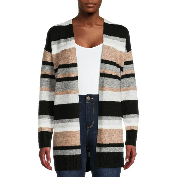 Time and Tru Women's Open Cardigan - Walmart.com | Walmart (US)